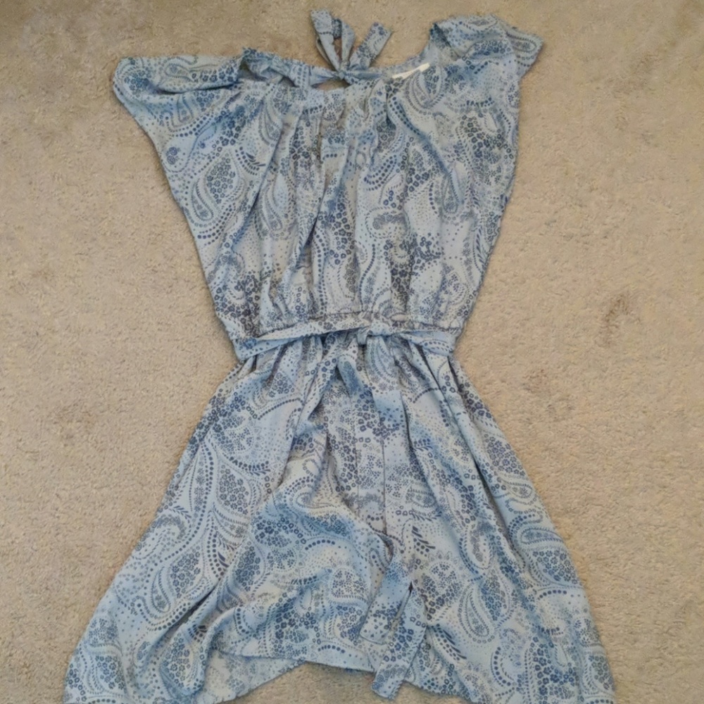 Blue and grey Lauren Conrad dress